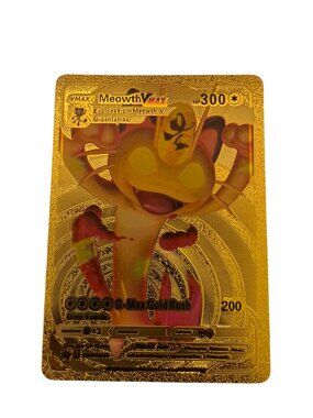 Meowth VMAX Trading  Card New